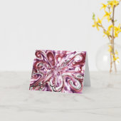 Angry Girl Karte (Gelbe Blume)