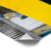 Angry Girl Painting Street Murals Poster (Ecke)