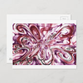 Angry Girl Postkarte (Vorne/Hinten)