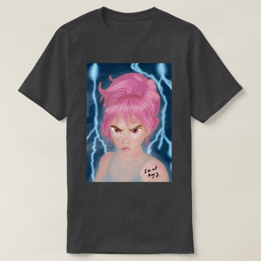 Angry Girl T-Shirt (Design vorne)