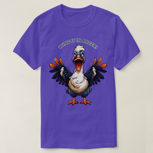Angry Goose Wing it in Anger T-Shirt (Design vorne)