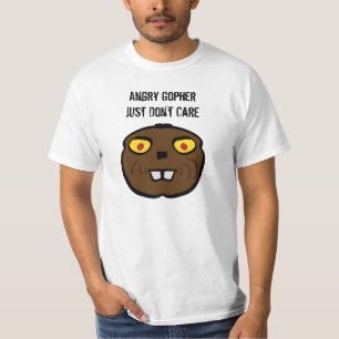 Angry Gopher kümmert sich einfach nicht um ein lus T-Shirt
