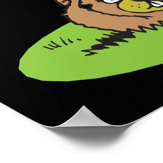 Angry Gopher Poster (Ecke)