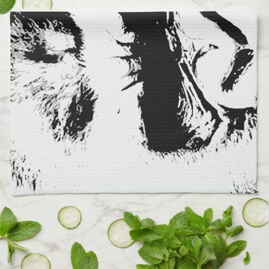 Angry Gorilla Handtuch (Gefaltet)