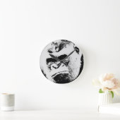 Angry Gorilla Runde Wanduhr (Zuhause)