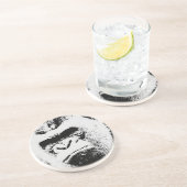 Angry Gorilla Sandstein Untersetzer (Seite)