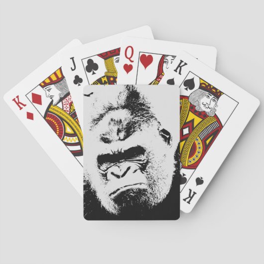 Angry Gorilla Spielkarten (Rückseite)