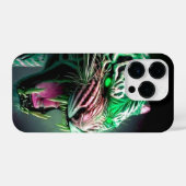 ANGRY GREEN TIGER BEREIT AUF ANGRIFF iPhone HÜLLE (Rückseite (Horizontal))