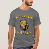 Angry Grumpy Pitbull - Hundeliebhaber - Funny T-Shirt (Vorderseite)