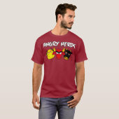Angry Herds Funny Cow Bauer Rinderzucht anzeigen T-Shirt (Vorne ganz)