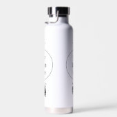 Angry Hippo Monogram Trinkflasche (Rechts)