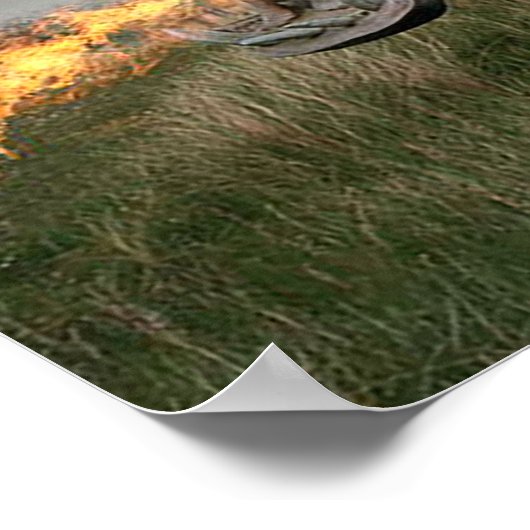 Angry hippo Mutter| Poster (Ecke)