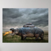 Angry hippo Mutter| Poster (Vorne)