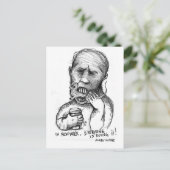 Angry Hombre: Ratten Postkarte (Stehend Vorderseite)
