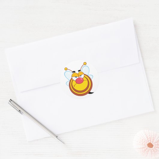 Angry Honey Bee Stickers (Umschlag)