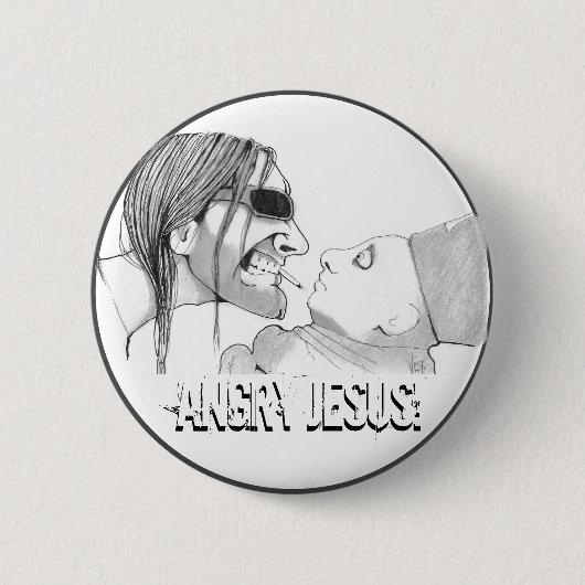 Angry jesus button (Vorderseite)