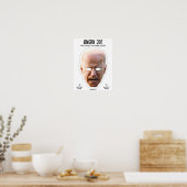 Angry Joe Biden Costume Mask Poster (Küche)