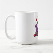 Angry Juggling Octopus Kaffeetasse (Links)
