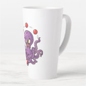 Angry Juggling Octopus Milchtasse (Rechte Ecke)