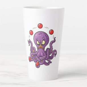 Angry Juggling Octopus Milchtasse