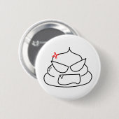 Angry Kack - Brootsch the PooPoo Button (Vorne & Hinten)