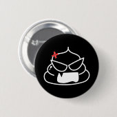 Angry Kack - Brootsch the PooPoo Button (Vorne & Hinten)