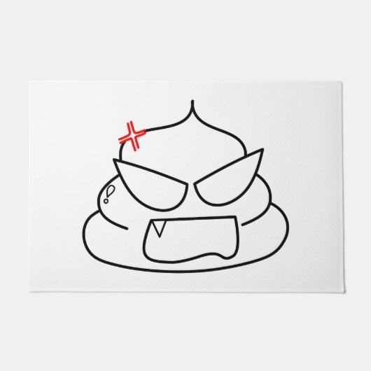 Angry Kack - Brootsch the PooPoo Fußmatte (Vorderseite)