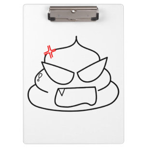 Angry Kack - Brootsch the PooPoo Klemmbrett