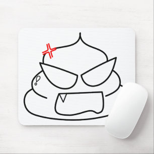 Angry Kack - Brootsch the PooPoo Mousepad