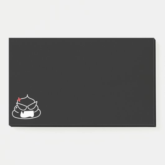 Angry Kack - Brootsch the PooPoo Post-it Klebezettel (Vorderseite)