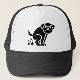 Angry Kackend Hund Truckerkappe