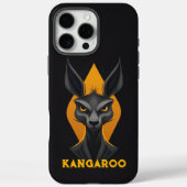 Angry Kangaroo Black Case-Mate iPhone Hülle (Rückseite)