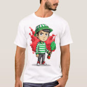 angry kid T-Shirt (Vorderseite)