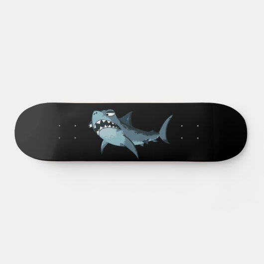 ANGRY KILLER SHARK SKATEBOARD (Horizontal)