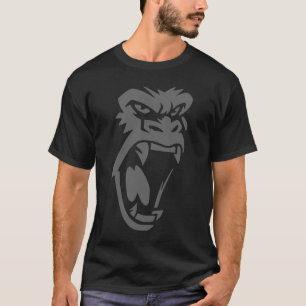 Angry King Gorilla Gesicht Grafik für Männer Fraue T-Shirt