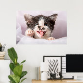 Angry Kitten Poster (Heimbüro)