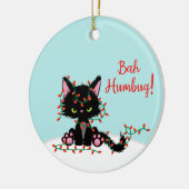 Angry Kitty hackte sich in Lights Keramik Ornament (Links)