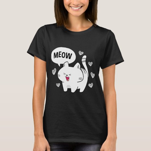 Angry Kitty T-Shirt (Vorderseite)