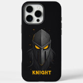 Angry Knight Black Case-Mate iPhone Hülle (Rückseite)