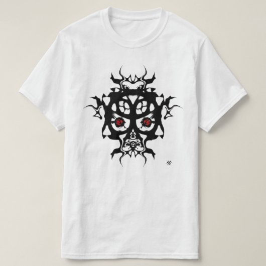 Angry-Kriegermaske v2 T-Shirt (Design vorne)