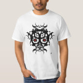 Angry-Kriegermaske v2 T-Shirt (Vorderseite)