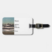 Angry Lake Michigan Gepäckanhänger (Vorderseite horizontal)