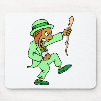 Angry Leprechaun Mousepad