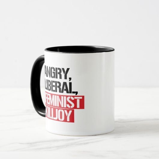 Angry Liberale Killjoy — Tasse (Vorderseite Links)