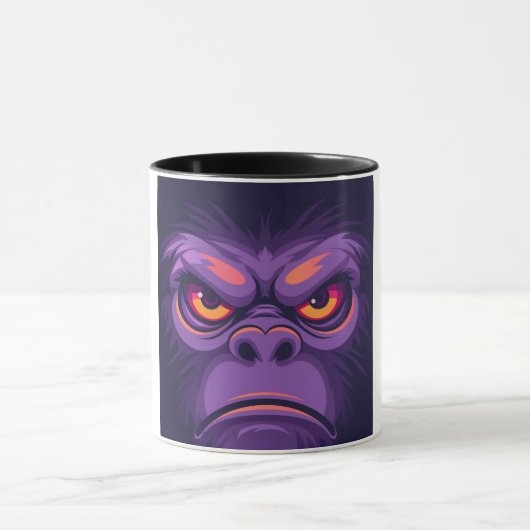 Angry Lila Ape Tasse (Zentrum)
