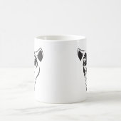 Angry Lion Face Kaffeetasse (Mittel)