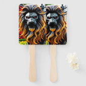 Angry Lion Fächer (Vorne und Hinten)