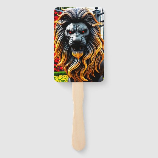 Angry Lion Fächer (Rückseite)