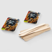 Angry Lion Fächer (Non-assembled)