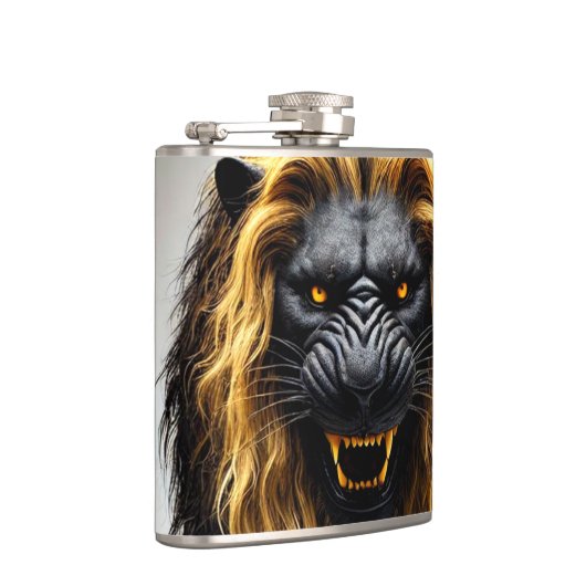 Angry Lion Flachmann (Rechts)